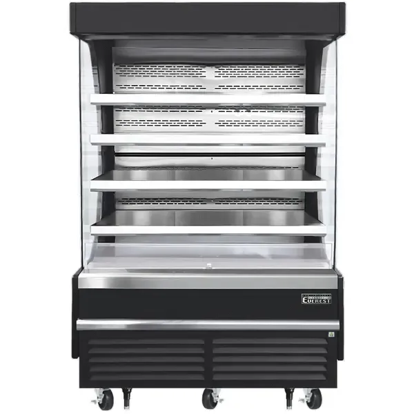 Everest Refrigeration EOMV-60-B-35-T, 60.00-Inch Air Curtain Open Display Merchandiser