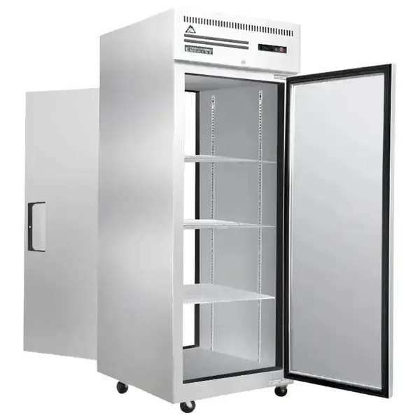 Everest Refrigeration ESPT-1S-1S, 29.25-Inch 23.43 cu. ft. 1 Section Solid Door Pass-Thru Refrigerator