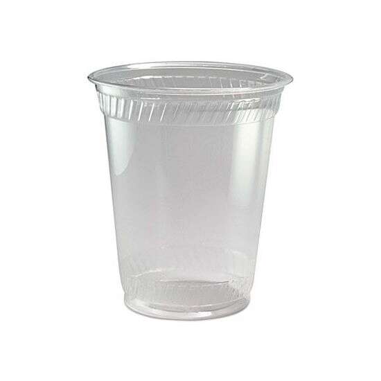 Fabri-Kal GC12S, 12-Ounce Greenware Clear PLA Cold Cup, 1000/CS, BPI
