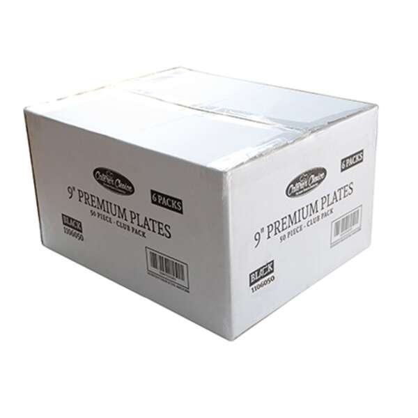 Fineline Settings 1106050, 9-inch Caterer Choice Premium Plates, Club Pack, 300/CS