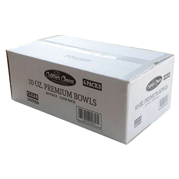 Fineline Settings 1107050, 10 Oz Caterer Choice Premium Bowls, Club Pack, 300/CS