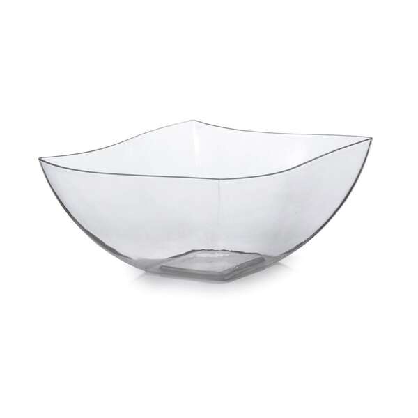 Fineline Settings 116-CL, 16 Oz. Clear Plastic Serving Bowls, 80/CS