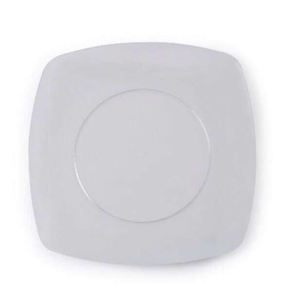 Fineline Settings 1506-CL-X, 5.5-Inch Renaissance Clear Plastic Salad Plates, 10/CS