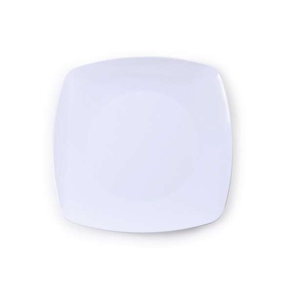 Fineline Settings 1508-WH, 7.5-Inch Renaissance White Plastic Salad Plates, 120/CS