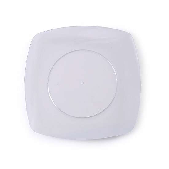 Fineline Settings 1510-CL, 10-Inch Renaissance Clear Plastic Dinner Plates, 120/CS