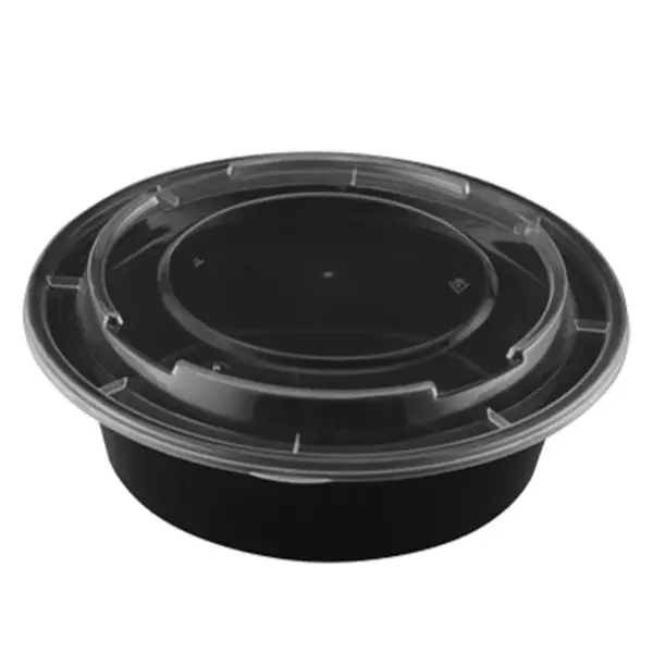 Fineline Settings 17CPRB24, 24 Oz ReForm Polypropylene Takeout Bowl with Lid, 150/CS