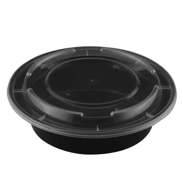 Fineline Settings 17CPRB32, 32 Oz ReForm Polypropylene Takeout Bowl with Lid, 150/CS