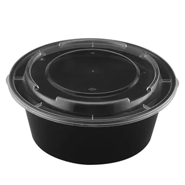 Fineline Settings 17CPRB38, 38 Oz ReForm Polypropylene Takeout Bowl with Lid, 150/CS