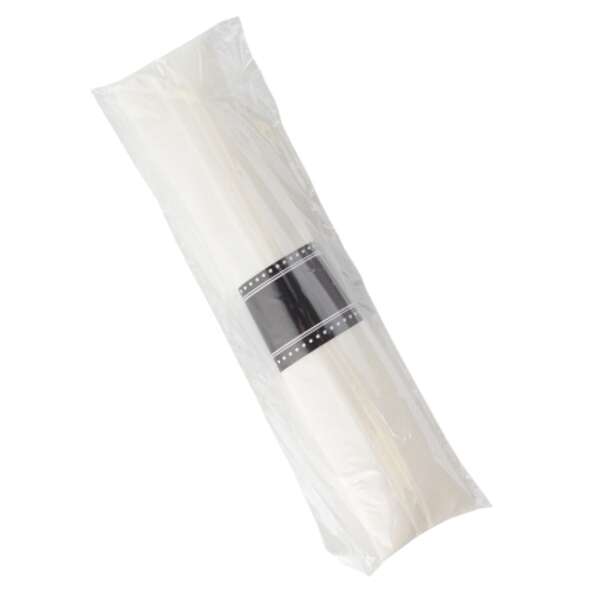 Fineline Settings 2540-BK, 8-inch Flairware Wrapped Napkin Roll (Fork, Knife, Spoon), 100/CS