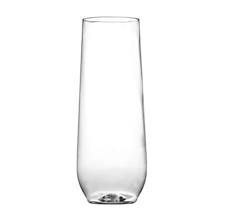 Fineline Settings 2720, 10 Oz. Renaissance Clear Stemless Champagne Flutes, 48/CS