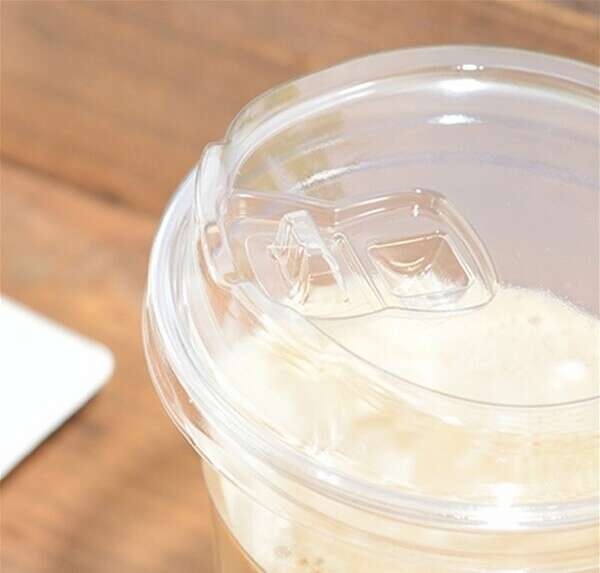 Fineline Settings 3198SL, 98 mm PETE Strawless Sip Lid for 12-24 Oz Cold Cups, 1000/CS