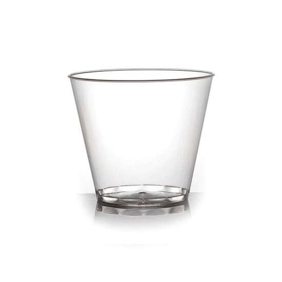 Fineline Settings 405-CL, 5 Oz. Savvi Serve Clear Plastic Tumblers, 500/CS
