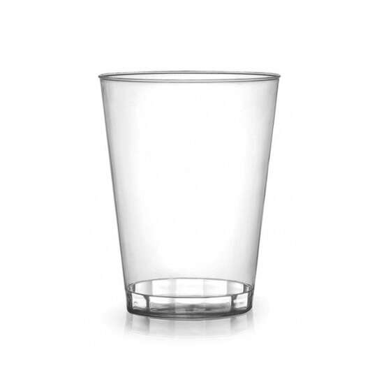 Fineline Settings 410-CL-X, 10 Oz. Savvi Serve Clear Plastic Tumblers, 20-Piece Pack