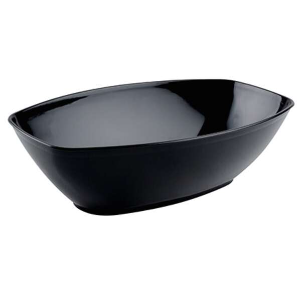 Fineline Settings 456.BK, 64 Oz Platter Pleasers Oval Luau Bowl, 50/CS