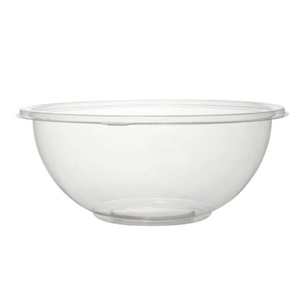 Fineline Settings 5064-CL, 64 Oz Super Bowl PET Clear Salad Bowl, 25/CS