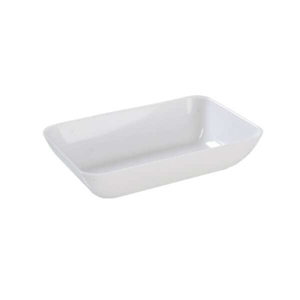 Fineline Settings 6210-WH, 3-inch Tiny Temptations White Tiny Rectangular Tray, 200/CS (Discontinued)