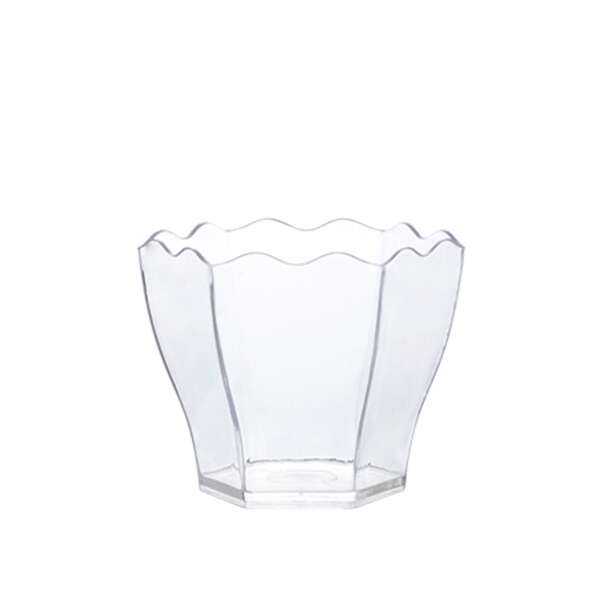 Fineline Settings 6304-CL, 2.5 Oz Tiny Temptations Clear Square Tiny Dessert Cup, 200/CS