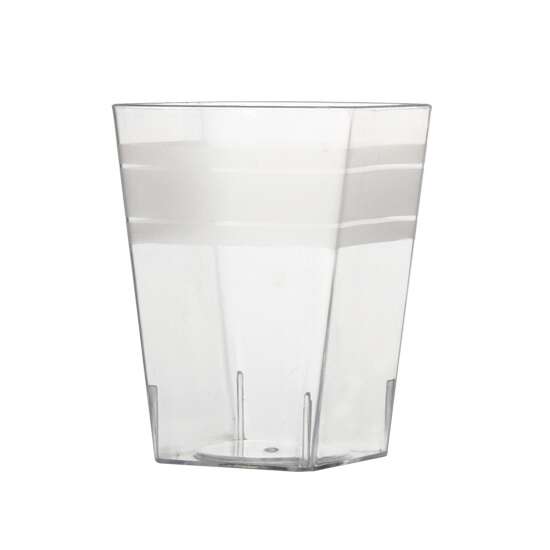 Fineline Settings 6404-CL, 2.25x3-Inch Clear Plastic Tiny Tumblers, 200/CS