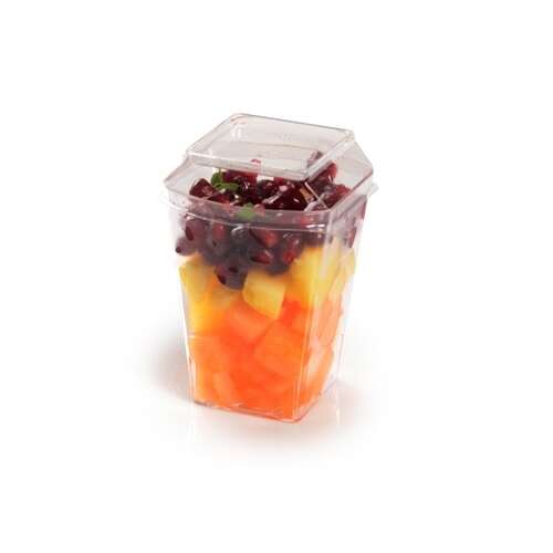 Fineline Settings 6404-L, Clear PET Lids for 4 Oz. Tiny Tumblers, 1000/CS