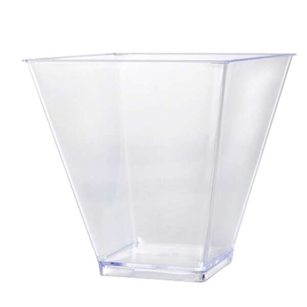 Fineline Settings 6419-CL, 6 Oz Tiny Temptations Clear Twisted Cup, 600/CS