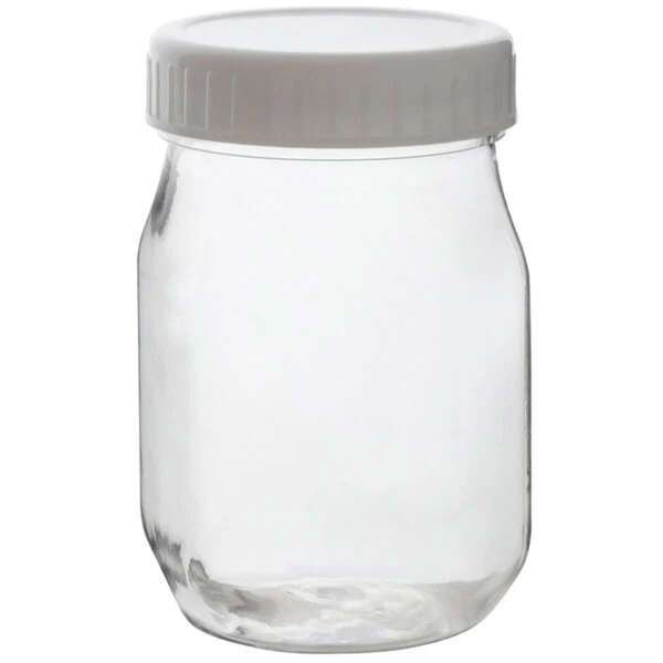 Fineline Settings 6420-CL, 4 Oz Tiny Temptations Clear Mason Jar with Lid, 120/CS