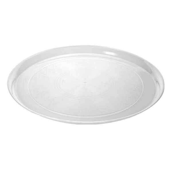 Fineline Settings 7601-CL, 16-inch Platter Pleasers Clear Supreme Round Tray, 25/CS