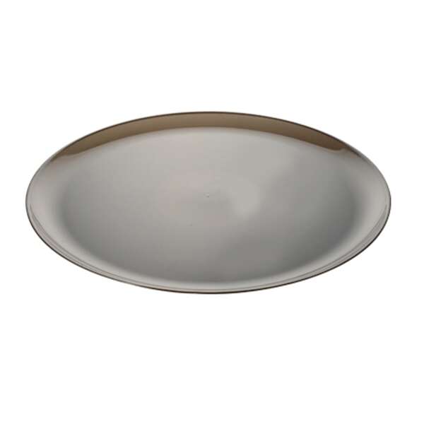 Fineline Settings 8801-SM, 18-inch Platter Pleasers Classic Smoke Round Tray, 25/CS