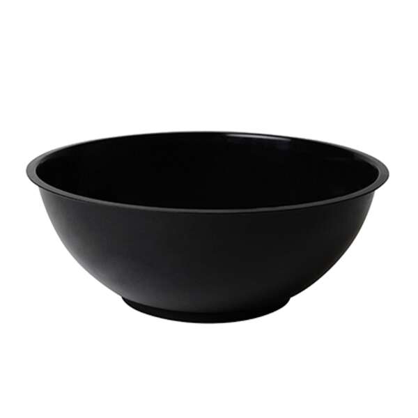 Fineline Settings B16320.BK, 320 Oz 16-inch Platter Pleasers Smooth Black Hi-Profile Bowl, 12/CS