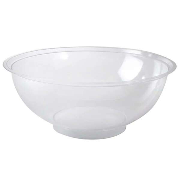 Fineline Settings B16320.CL, 320 Oz 16-inch Platter Pleasers Smooth Clear Hi-Profile Bowl, 12/CS