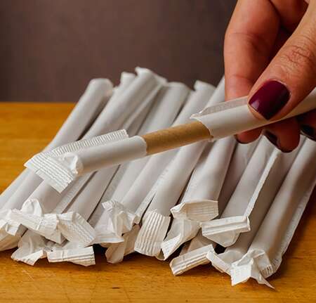 Fineline Settings PSWK 7.75-Inch Kraft Wrapped Paper Jumbo Straws, 3200/CS