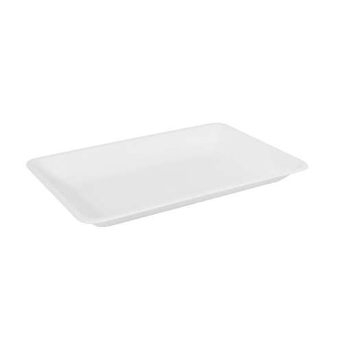 Fineline Settings RC473.WH, 12x18-Inch Platter Pleasers White Plastic Rectangular Trays, 20/CS
