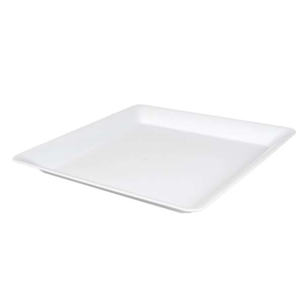 Fineline Settings SQ5616PP.WH, 16x16-inch ReForm Polypropylene White Square Platter, 20/CS