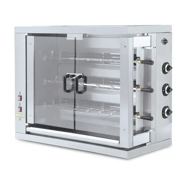 Galaxy Group Pegasus CR-3E, 47-Inch Electric 18 Chicken Rotisserie Oven With 3 Spits - 208V