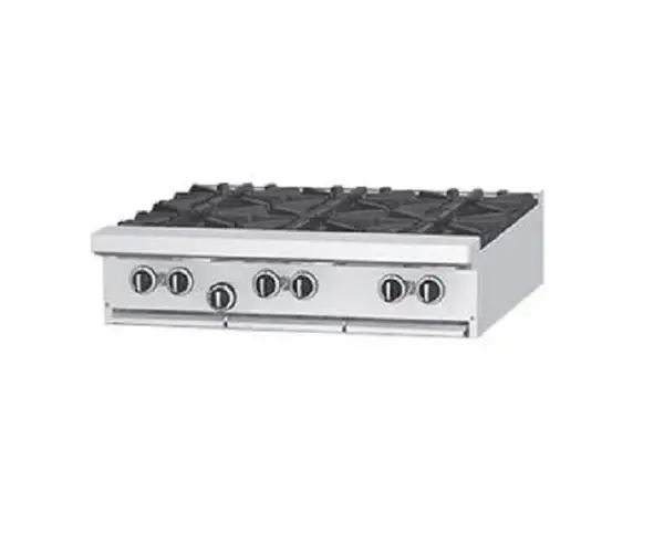 Garland GTOG36-6, 36-Inch Wide Heavy-Duty Gas Counter Hot Plate, NSF, AGA, CGA