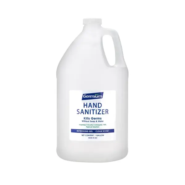 Germium GRB128 1-Gallon Gel Hand Sanitizer, 70% Isopropyl Alcohol, 4/CS