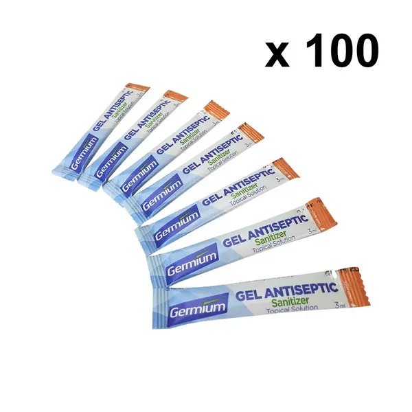 Germium GRS300 3-Gram Single Use Stick, 70% Isopropyl Alcohol, 100 Sticks/Pack