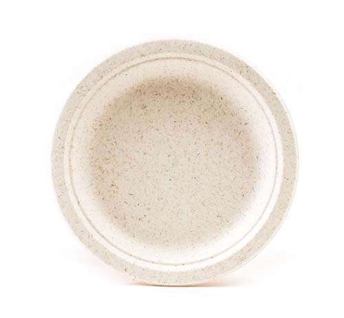 Green Wave International Green Wave OV-P009 9" Ovation Round Marbled Bio Plate, 500/CS