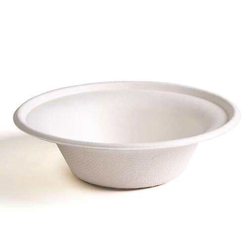 Green Wave TW-BLO-006 16 Oz Evolution White Bio Blended Fiber Bowl, 1000/CS
