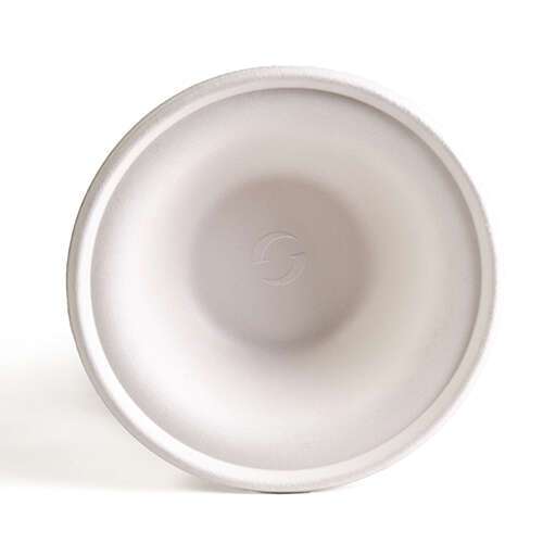 Green Wave TW-BLO-006 16 Oz Evolution White Bio Blended Fiber Bowl, 1000/CS