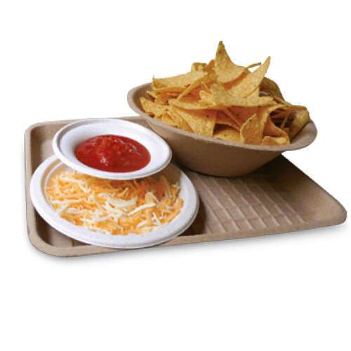 Green Wave TW-TOO-041 9x12-Inch Redo Natural Brown Service Waffle Tray, 250/CS