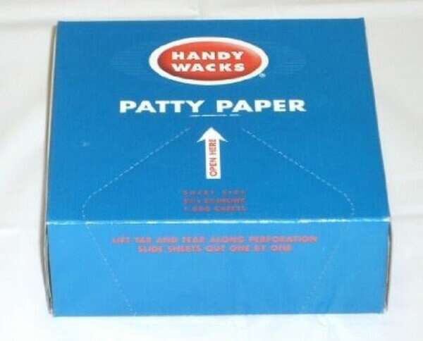 Handy Wacks PPP 4.75x4.75-Inch Patty Paper, 1000-Piece Pack