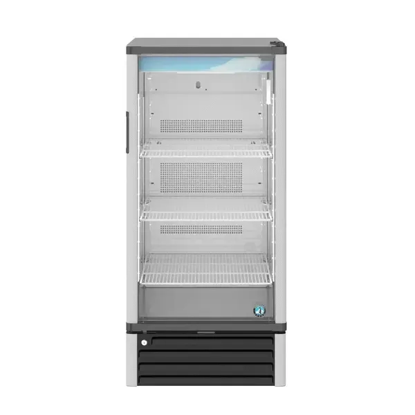 Hoshizaki RM-10-HC, 25-Inch Silver 1 Section Swing Refrigerated Glass Door Merchandiser
