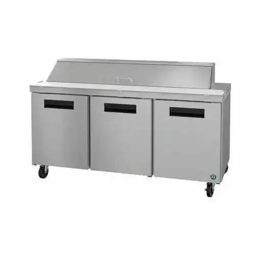 Hoshizaki SR72B-18, 72-Inch Refrigerated Sandwich / Salad Prep Table