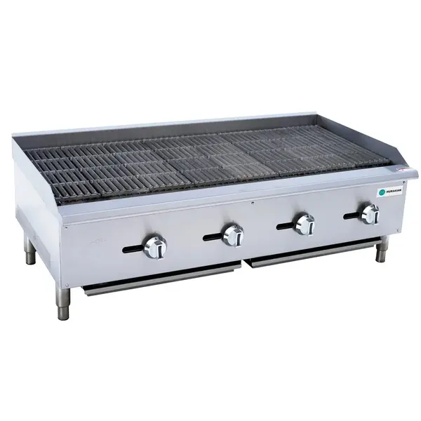 Hurakan HKN-CBG48A, 48-Inch Gas Countertop Charbroiler