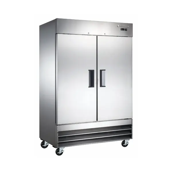 Hurakan HKN-GXE47R2, 54-Inch 2 Solid Doors Reach-In Refrigerator