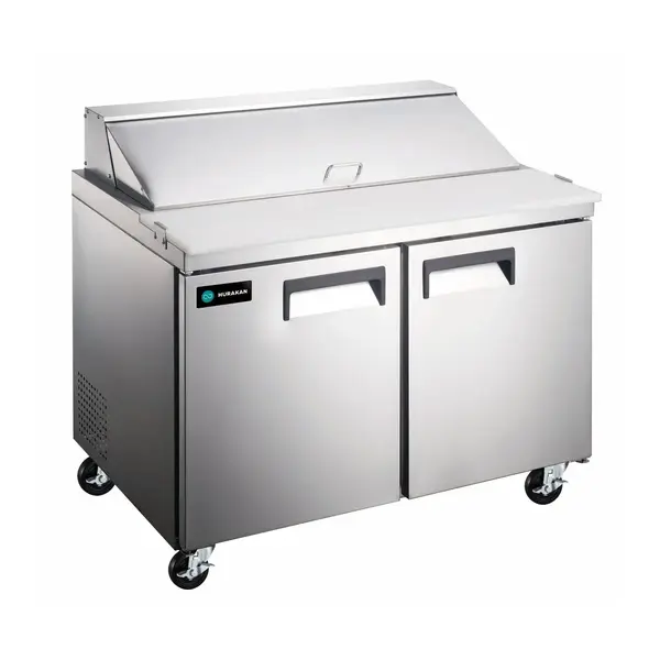 Hurakan HKN-SPT60R2, 60-Inch 2 Doors Refrigerated Sandwich Prep Table