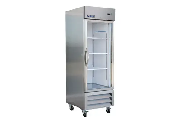 IKON IB27FG 1 Glass Door Upright Bottom Mount Freezer