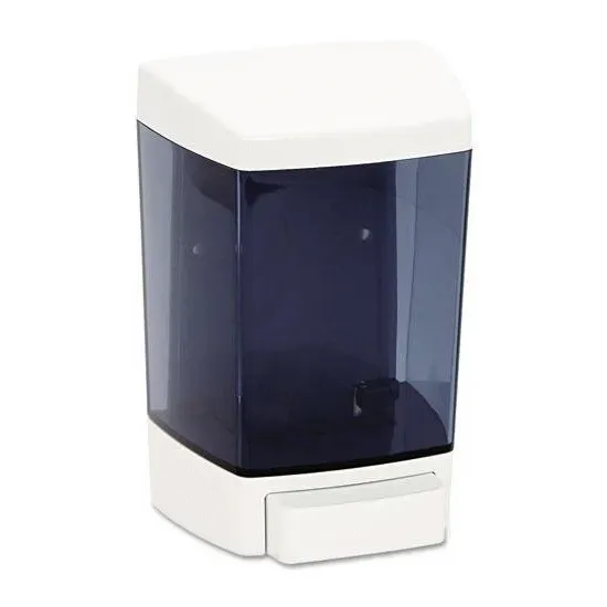 Impact 9346, 46 Oz. Blue and White Plastic Soap Dispenser