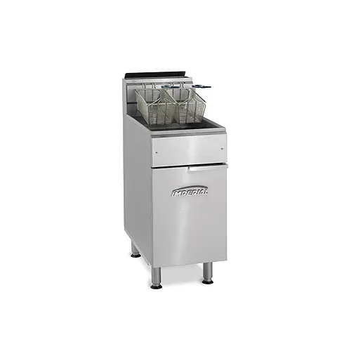 Imperial IFS-75, 2-Basket Floor Tube Fired Gas Fryer, NSF, AGA, CGA