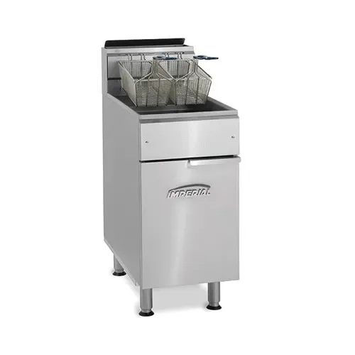 Imperial IFS-75-OP, 2-Basket Floor Open Pot Gas Fryer, NSF, AGA, CGA